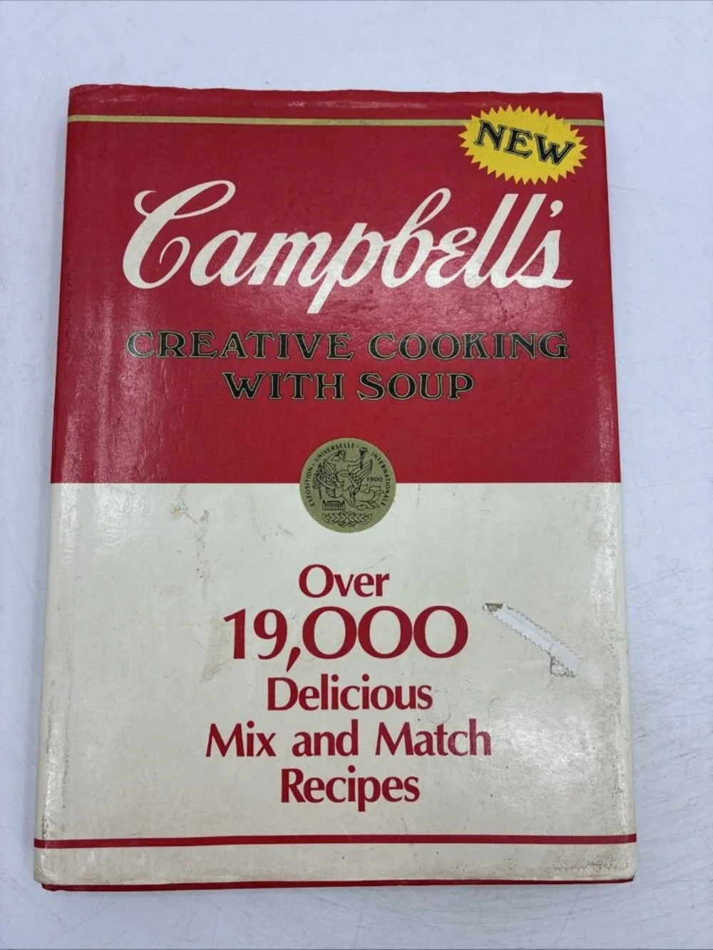 Campbell's Creative Cooking with Soup Cookbook 1985 Vintage Recipes Hardcover